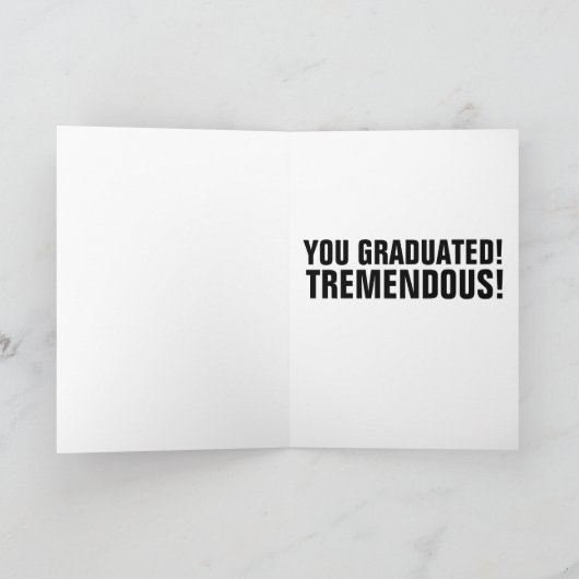 GRAPPIG AFSTUDEREN KAARTEN, DONALD TRUMP KUS KAART (Binnen)