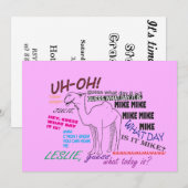 grappig afstuderen met kameelkogels kaart (Voorkant / Achterkant)