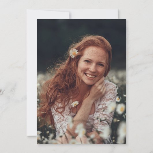 Grappig Afstuderen Typografie Afstudeerfeest Foto Kaart (Achterkant)