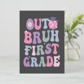 Grappig Afstuderen uit bruh eerste klas groovy cad Kaart (Staand voorkant)