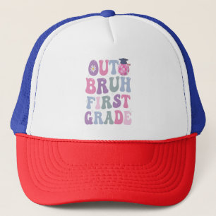 Grappig Afstuderen uit bruh eerste klas groovy cad Trucker Pet