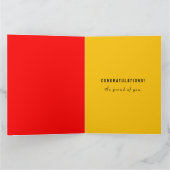 Grappig Afstuderen van 2025 Kaart (Binnen)