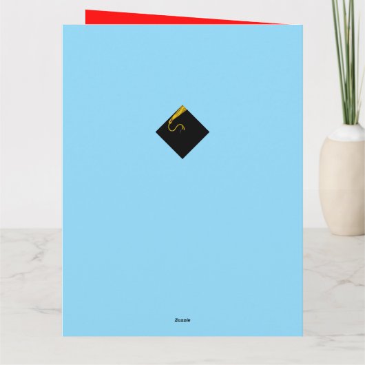 Grappig Afstuderen van 2025 Kaart (Achterkant)