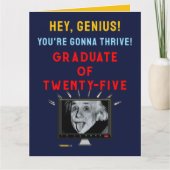 Grappig Afstuderen van 2025 Kaart (Voorkant)