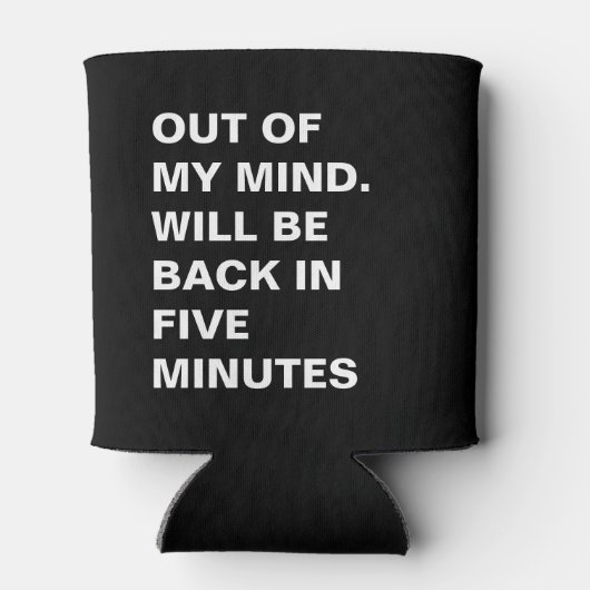 Grappig afwezig blikjeskoeler (Achterkant)