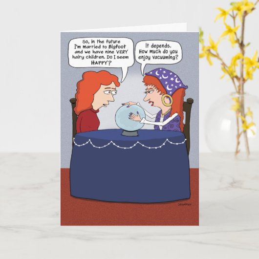 Grappig Afwisselend Toekomstig Moederdag Kaart (Gele Bloem)