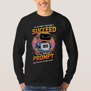 🤖Grappig AI-Afbeelding Prompt Diefstal Sarcastisc T-shirt