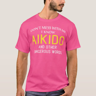 Grappig Aikido voor Martial Arts liefhebbers T-shirt