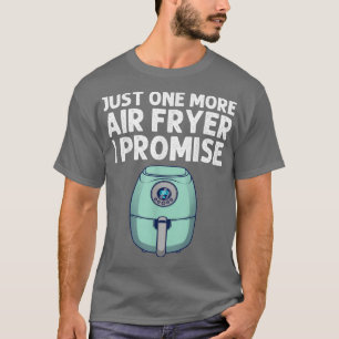 grappig airfryer ontwerp mannen vrouwen koken chef t-shirt
