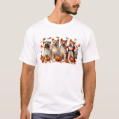 Grappig Akita Halloween Hondenliefhebber T-shirt (Voorkant)