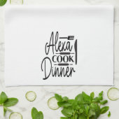 Grappig Alexa Cook diner Theedoek (Gevouwen)