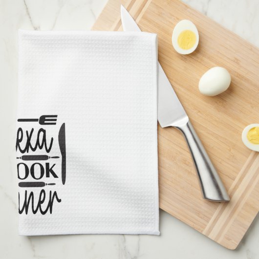 Grappig Alexa Cook diner Theedoek (Quarter Fold)