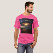 Grappig Alien Kat Brainrot Meme Cadeau T-shirt (Voorkant volledig)