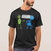Grappig Alien Probe T-shirt (Voorkant)