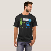 Grappig Alien Probe T-shirt (Voorkant volledig)