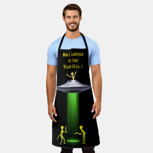 Grappig Alien 🛸 Vegan Humor BBQ Schort