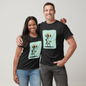 Grappig Alien Visuitrusting voor Jongens en Meisje T-shirt (Unisex)