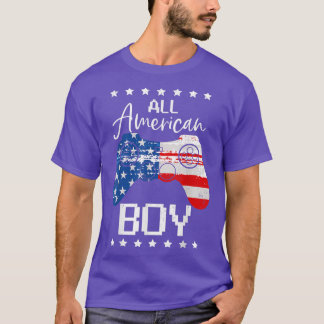 Grappig Alle Amerikaanse jongens op 4 juli T-shirt