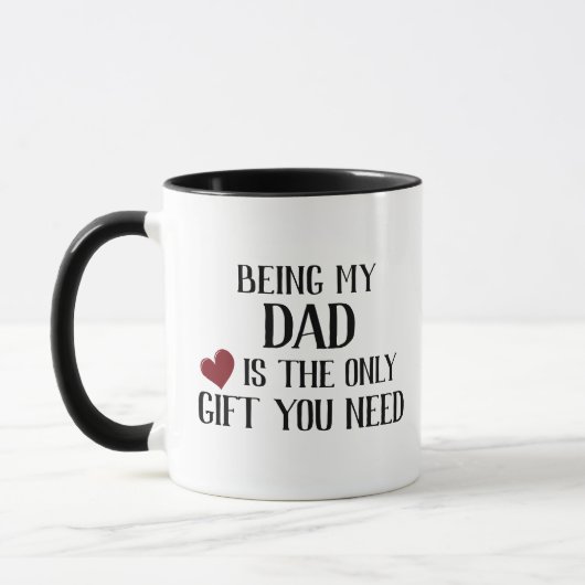 Grappig Alleen Cadeau Dat Je Vader Nodig Heeft Mok (Links)