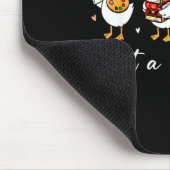 Grappig Alleen Een Liefde Gans Eend Boekenliefhebb Muismat (Hoek)