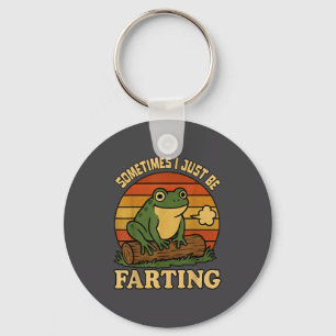 Grappig Alleen Soms Kikker Winderig Sarcasme Sleutelhanger