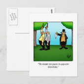 Grappig, alleen voor het lachen Humor Briefkaart (Voorkant / Achterkant)