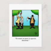 Grappig, alleen voor het lachen Humor Briefkaart (Voorkant)