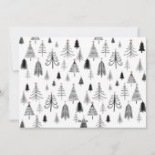 Grappig allemaal is geen Calm Tree Pattern Foto Feestdagenkaart (Achterkant)