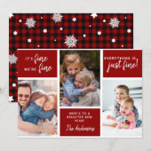 Grappig Alles is Goed Foto Feestdagenkaart (Voorkant / Achterkant)