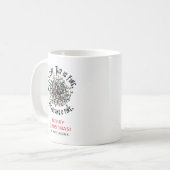 Grappig 'Alles is goed' Kerstmis Koffiemok (Voorkant links)