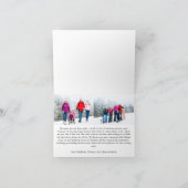 Grappig alles is niet dat de Kalm Holiday Familie  Feestdagen Kaart (Binnen)