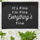 Grappig Alles is Prima Theedoek (Gevouwen)