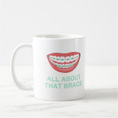 Grappig: alles over de beugel grap koffiemok (Links)