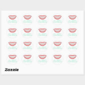 Grappig Alles over de Beugel Spot Ronde Sticker (Vel)