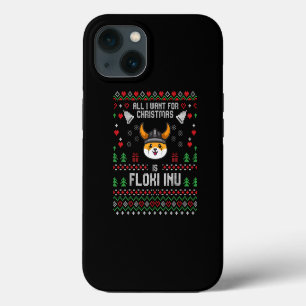 Grappig,Alles wat ik voor Kerstmis wil is Floki In iPhone 13 Hoesje