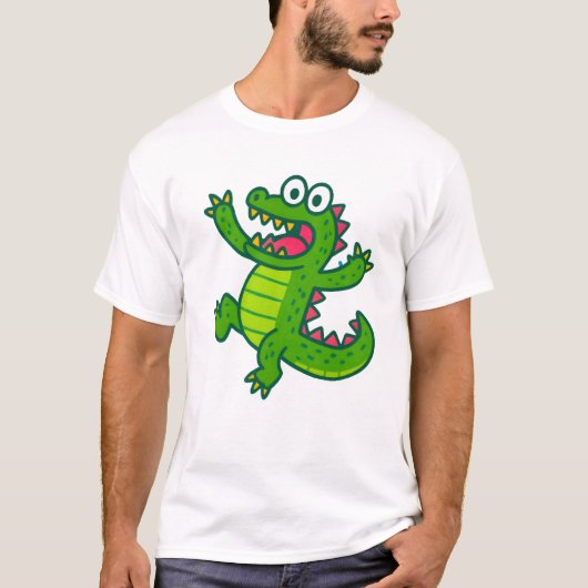 Grappig Alligator T-Shirt (Voorkant)