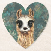 Grappig Alpaca papier Onderzetter (Voorkant)