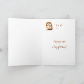 Grappig als aangepaste buurman? Geboortedag, Humor Kaart (Binnen)