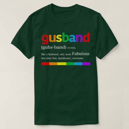 Grappig als een man met een handige LGB-homo T-shirt (Design voorkant)