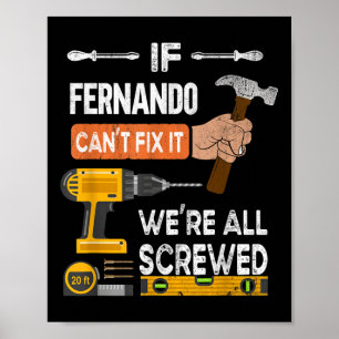 Grappig als Fernando het niet kan repareren, kan h Poster