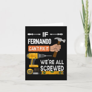 Grappig Als Fernando Het Niet Kan Repareren Kan Ha Kaart