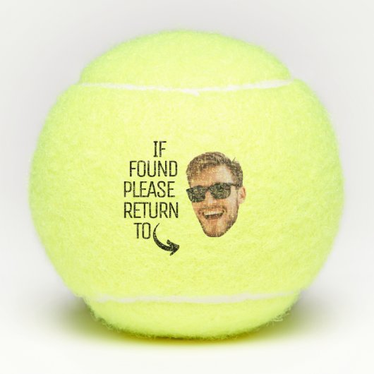 Grappig als gevonden, ga dan terug naar Mannen Fac Tennisballen (Voorkant)