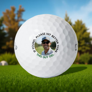 Grappig Als Gevonden, Gelieve Beter Te Raken Aange Golfballen