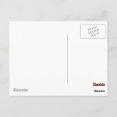 Grappig als het gaat om chocolade, tel me dan in briefkaart (Achterkant)