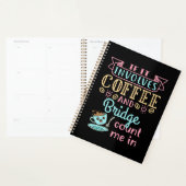 Grappig als het gaat om koffie en een brug planner (Display)