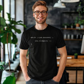 Grappig als het je niet lukt probeer het opnieuw C T-shirt