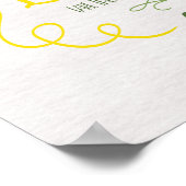 Grappig als het leven je citroenen Poster geeft (Hoek)