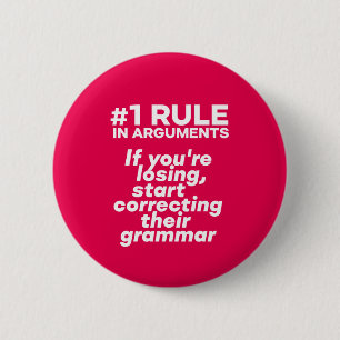 Grappig als het Verliezen van het Verbeteren van Ronde Button 5,7 Cm