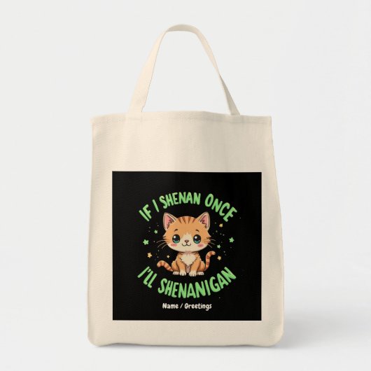 Grappig als ik een keer Shenan doe, dan ga ik naar Tote Bag (Voorkant)