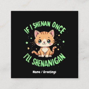 Grappig als ik een keer Shenan doe, dan ga ik naar Vierkante Visitekaartje